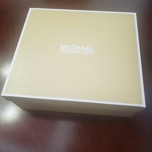 Michael Kors Georgie Trainer Glitter Chain Mesh Black Rose